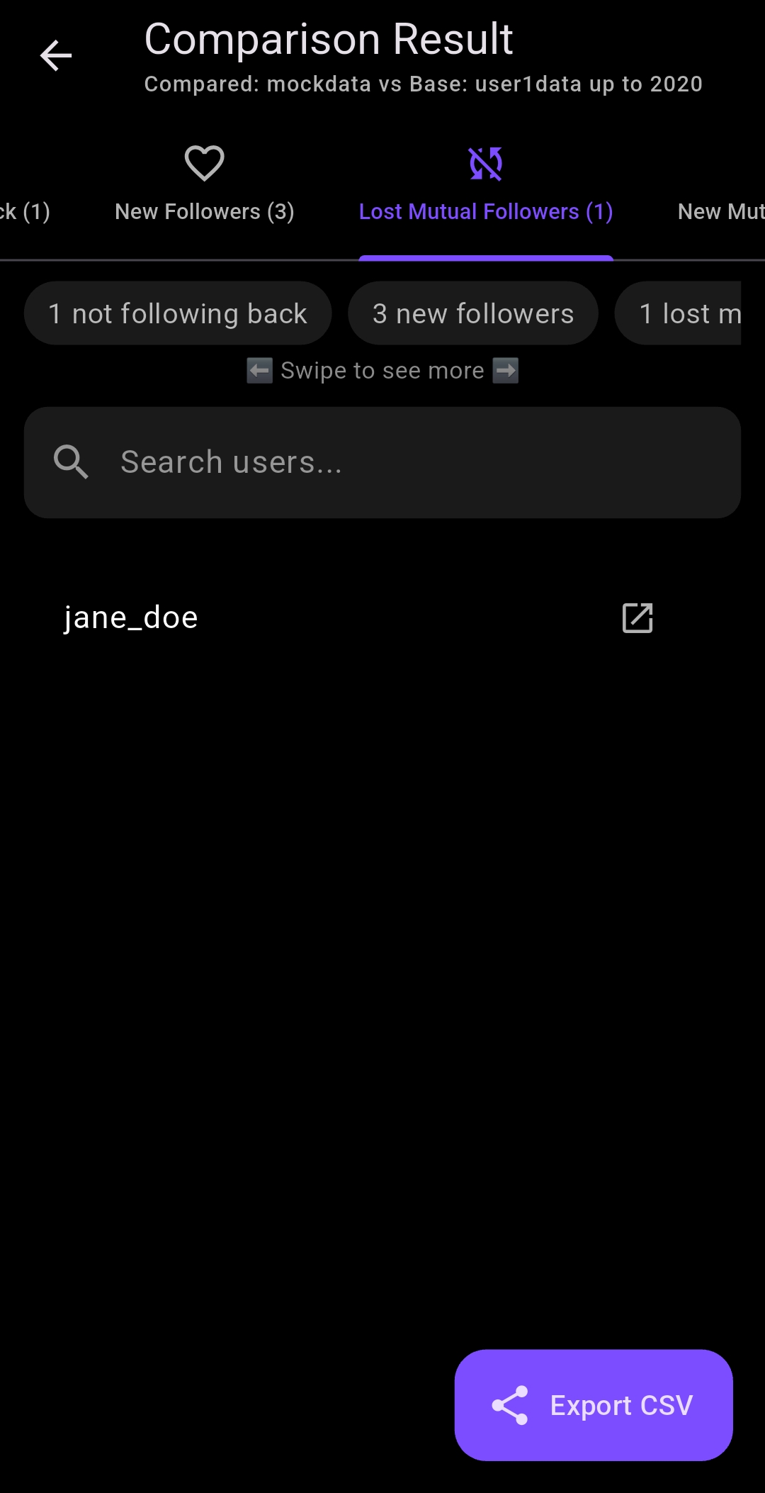 Ghostgram starred profile highlight